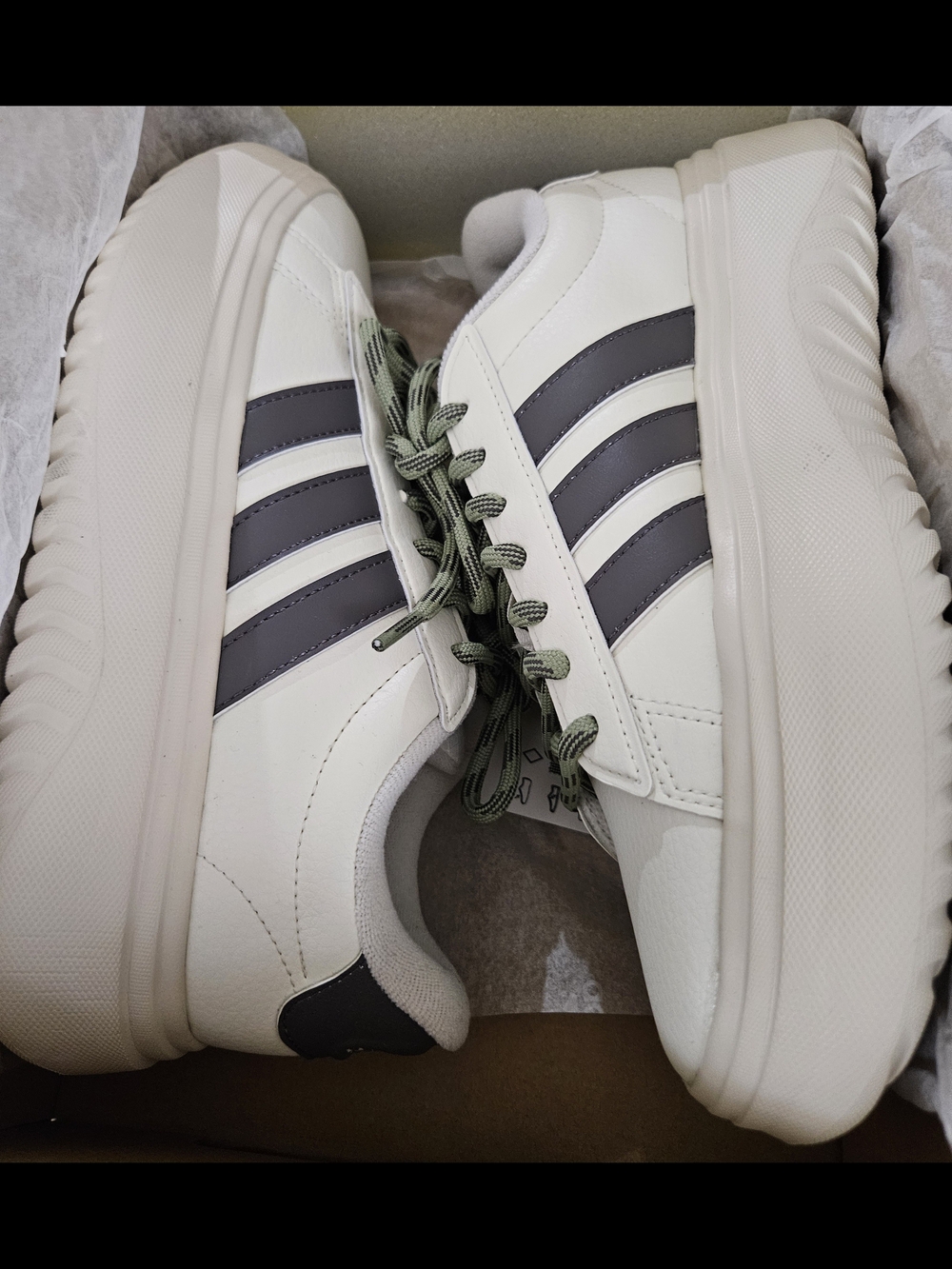 Womens Adidas Grand Court Platform Sneakers